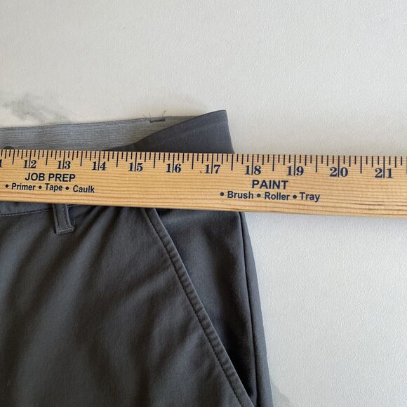 Adidas Golf Pants Mens Size 34 Gray Lightweight Performance Stretch Chino - Picture 8 of 15